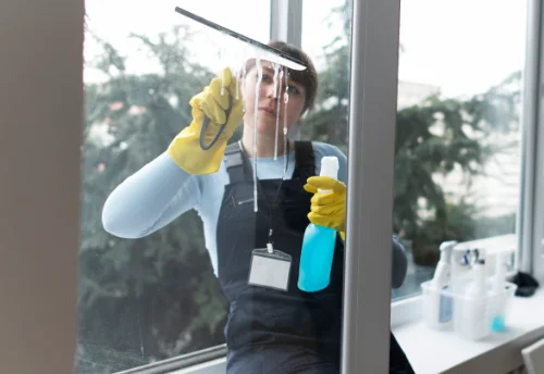 Nettoyage de vitres intérieures et extérieures à Gergy